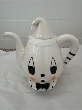 Johanna Parker Transpac Gus Ghost Teapot Halloween NEW